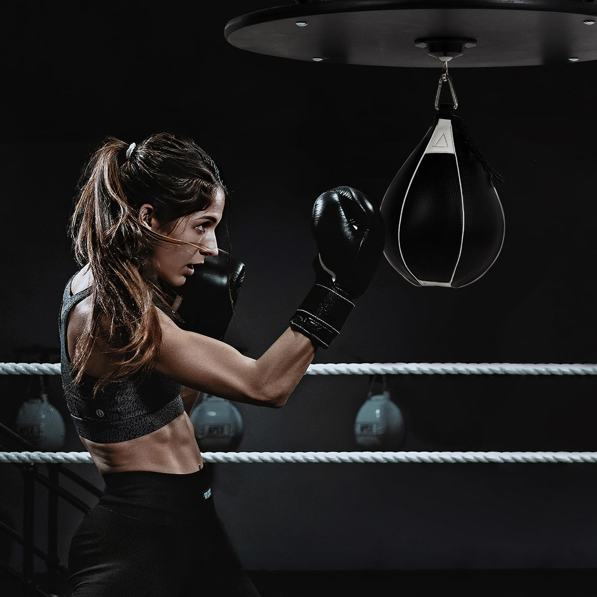 Heavy Duty Speed Bag Platform Kit for Boxing Training with Punching Ball