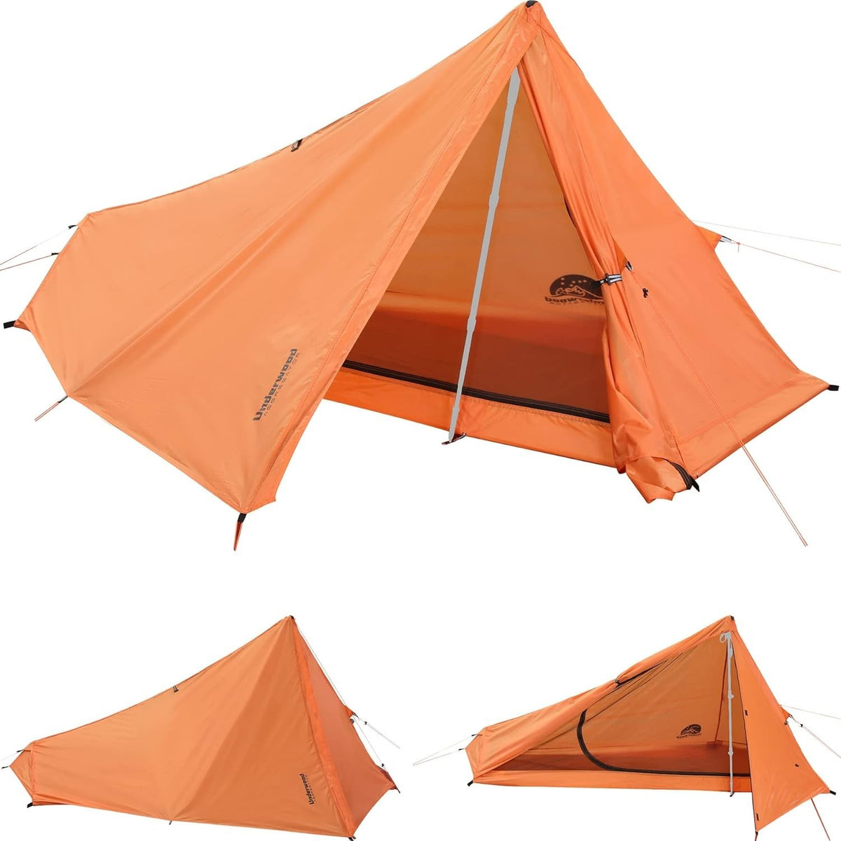 Ultralight 1 Person Trekking Pole Tent Waterproof Backpacking Shelter