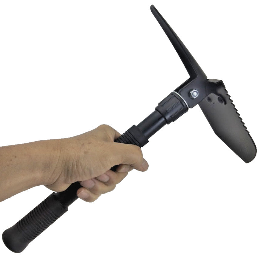 Multi-Function Folding Shovel with Saw and Pick for Camping & Survival