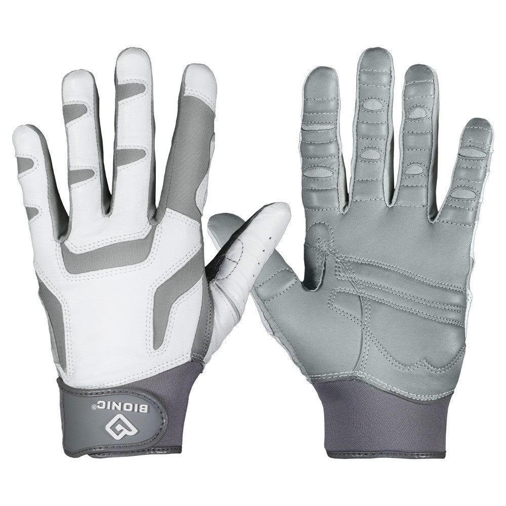 Golf Gloves for Women - Bionic ReliefGrip 2.0, Large, Grey, Left Hand