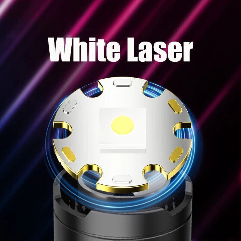 Super Bright Rechargeable LED Tactical Flashlight 350,000 Lumens, Waterproof