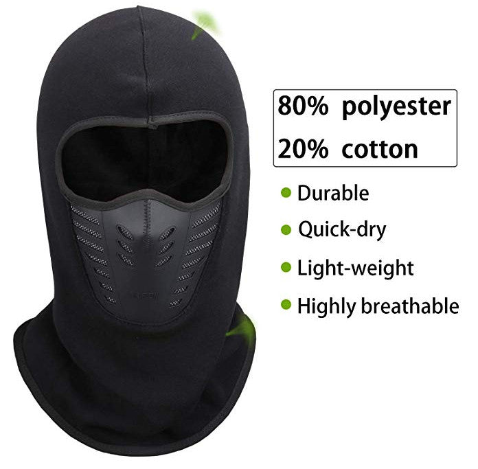 Windproof Fleece Neck Warmer Mask for Ski Snowboard Cold Weather