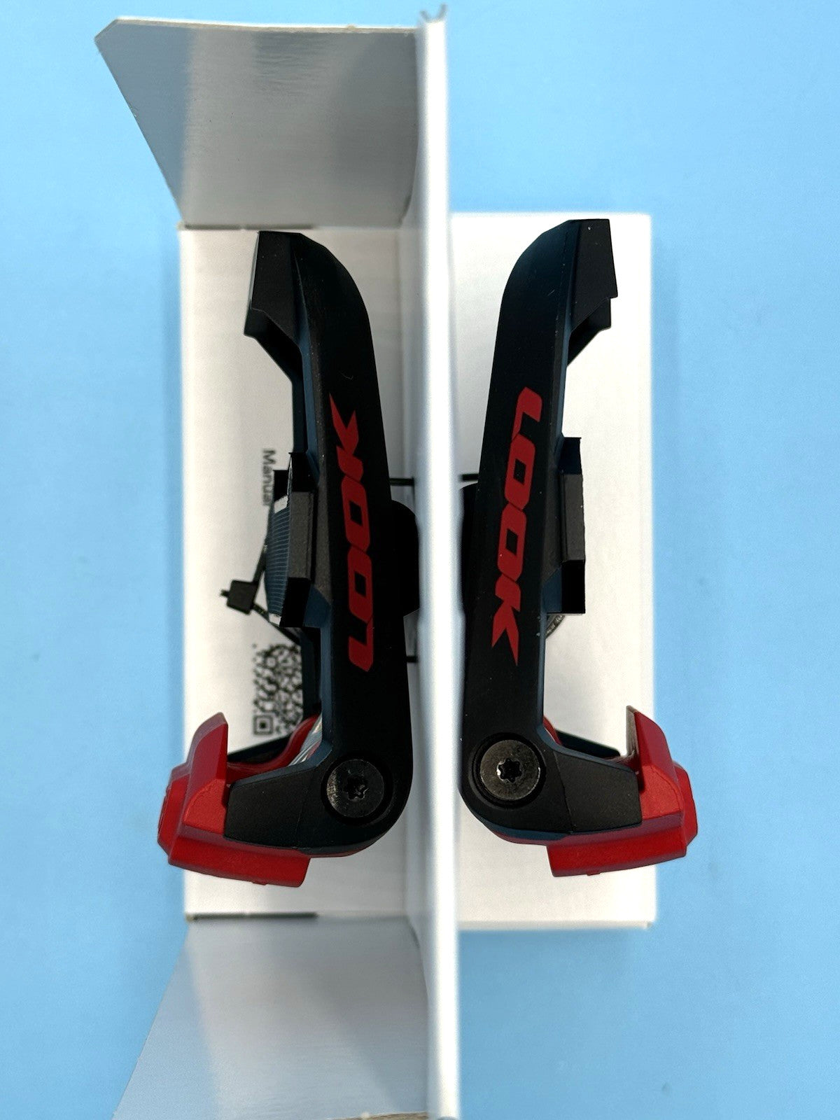 Road Bike Pedals with Cleats - LOOK KEO CLASSIC 3 Black & Red
