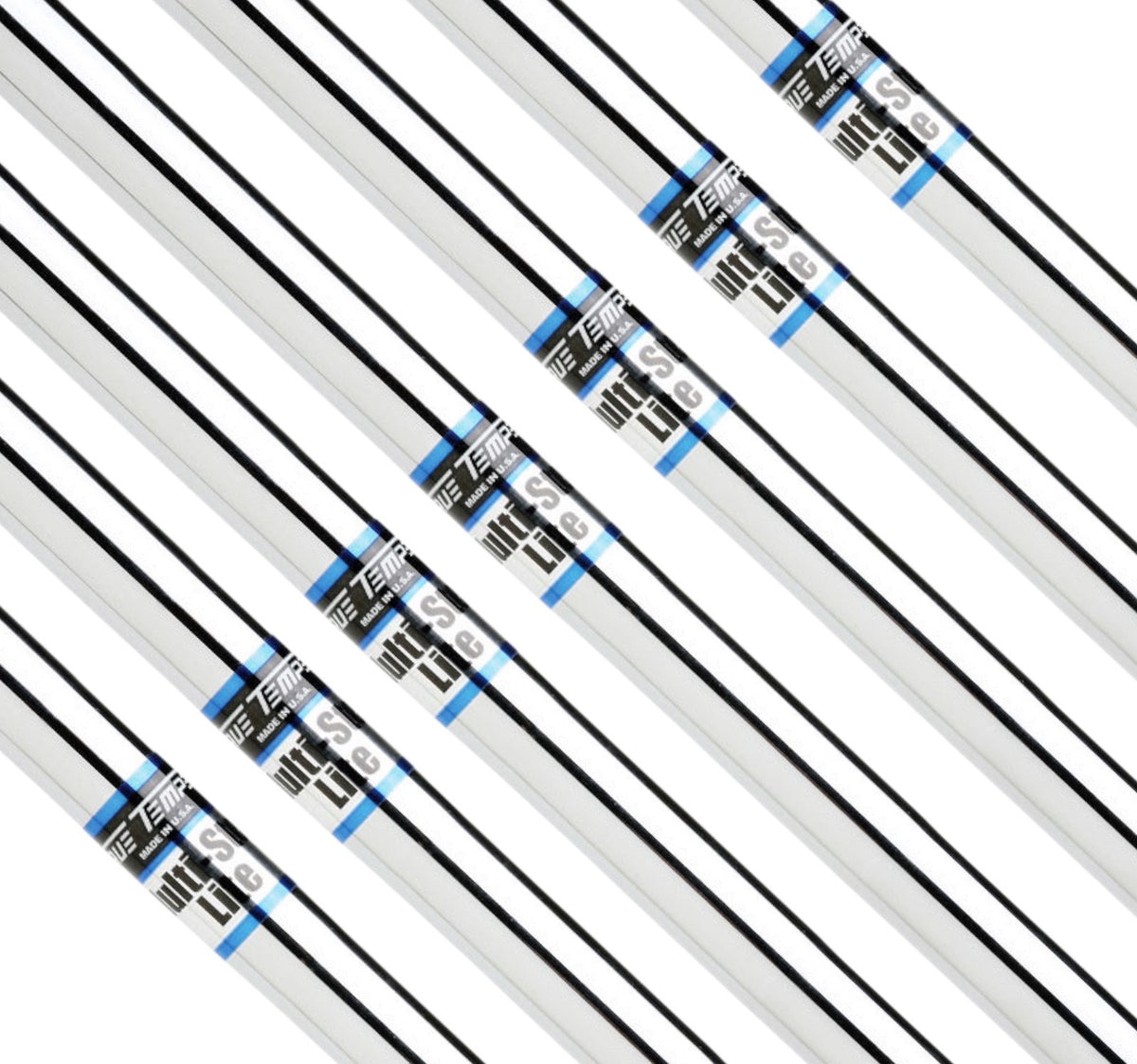 Golf Iron Shaft Set - Lightweight Steel Flex Options and Quantities