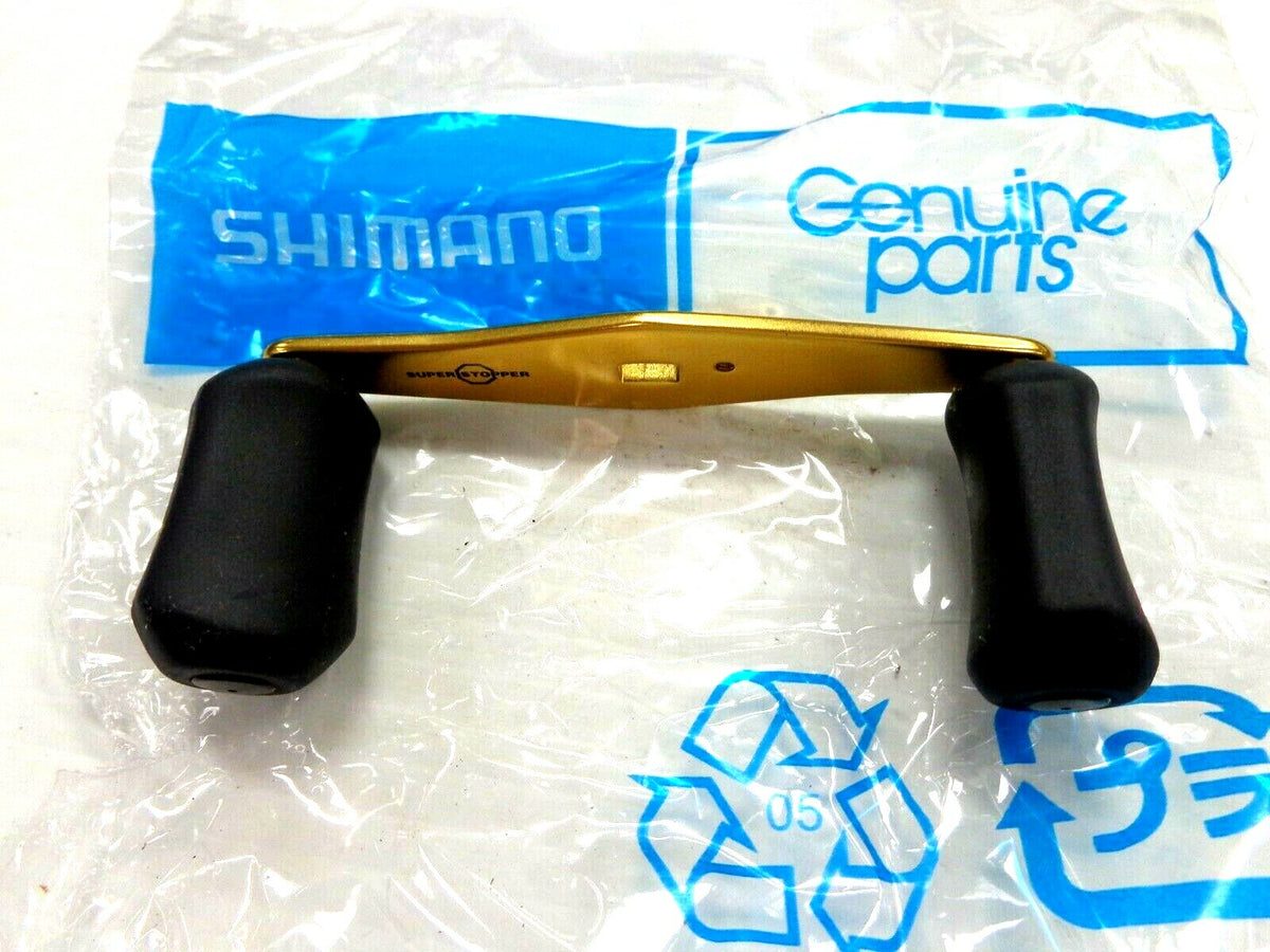 Fishing Reel Handle - Double Paddle Aluminum & Non-Slip Grips for Shimano Calcutta 400B