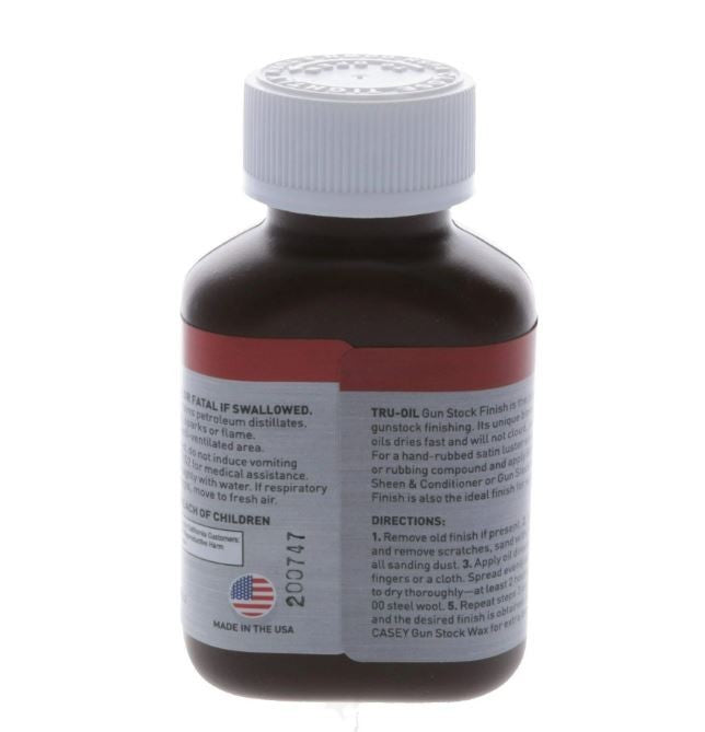 Gun Stock Oil Finish 3oz - Waterproof Linseed & Natural Oil Blend