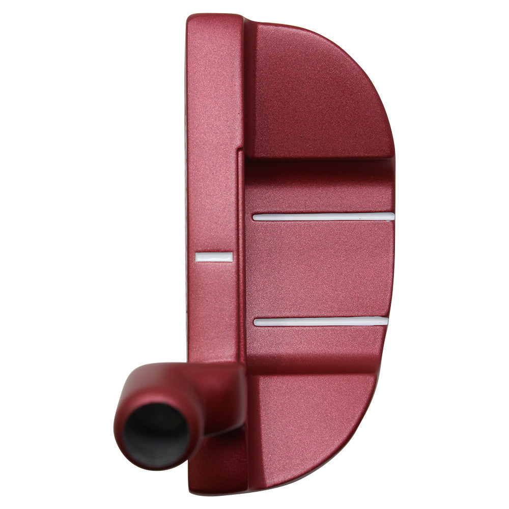 Red Golf Putter for Ladies 31-Inch Semi Mallet Style Tour-Weighted