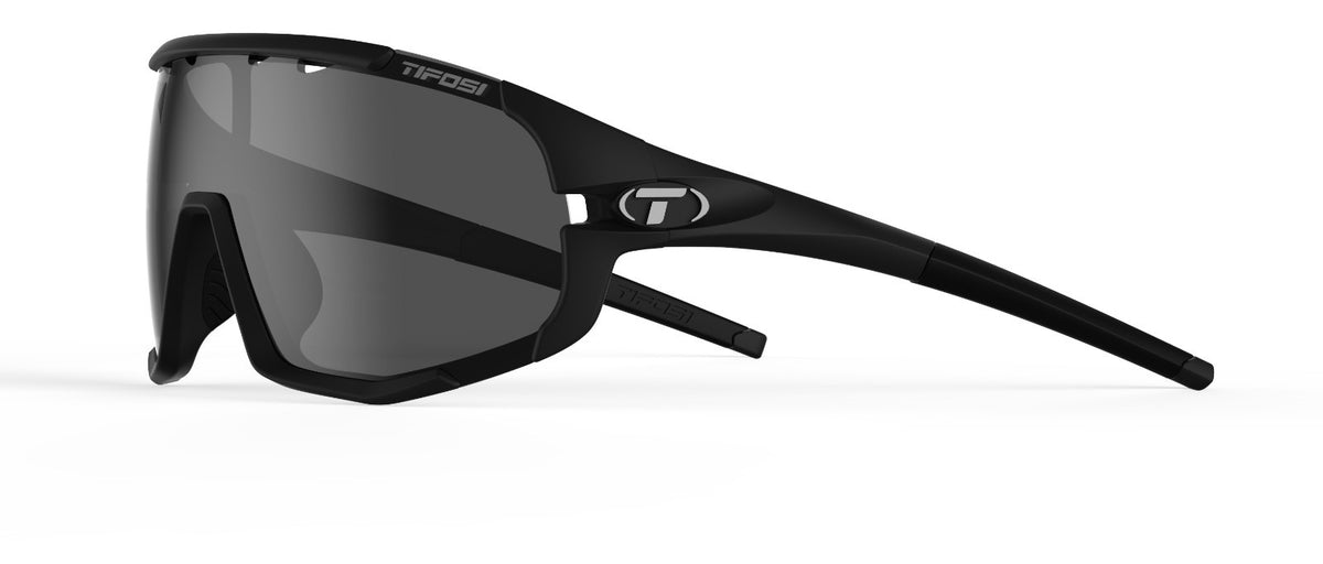 Tifosi Sledge Oversized Sports Sunglasses with Vented Lenses - Matte Black