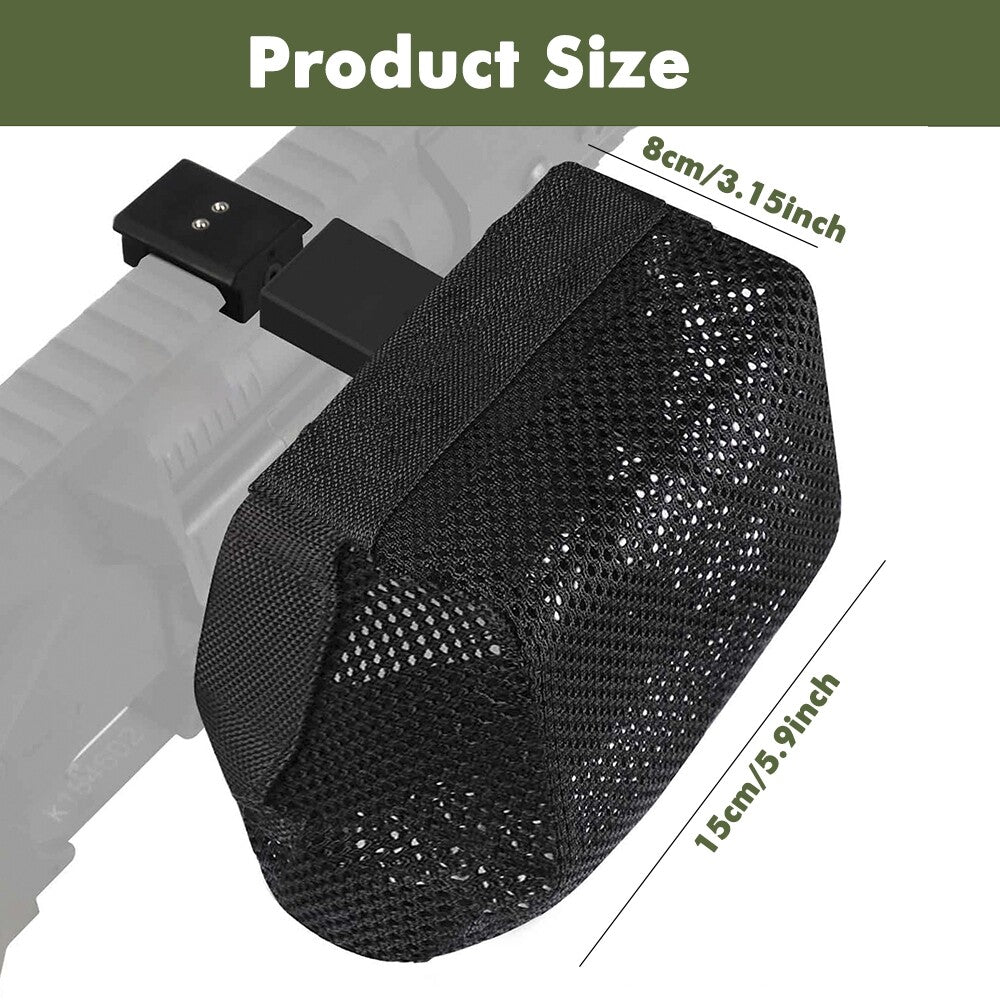 Universal Brass Shell Catcher Mesh with Pic Rail Mount - Heat Resistant