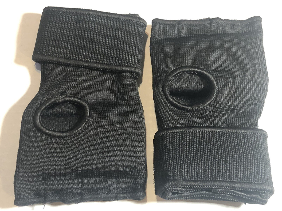 Boxing & MMA Hand Wraps Gel Shock Quick Wraps for Protection - Small Black