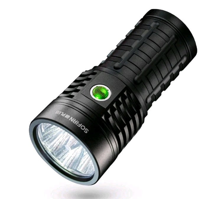 Super Bright LED Flashlight 16000lm Rechargeable USB-C Outdoor Torch