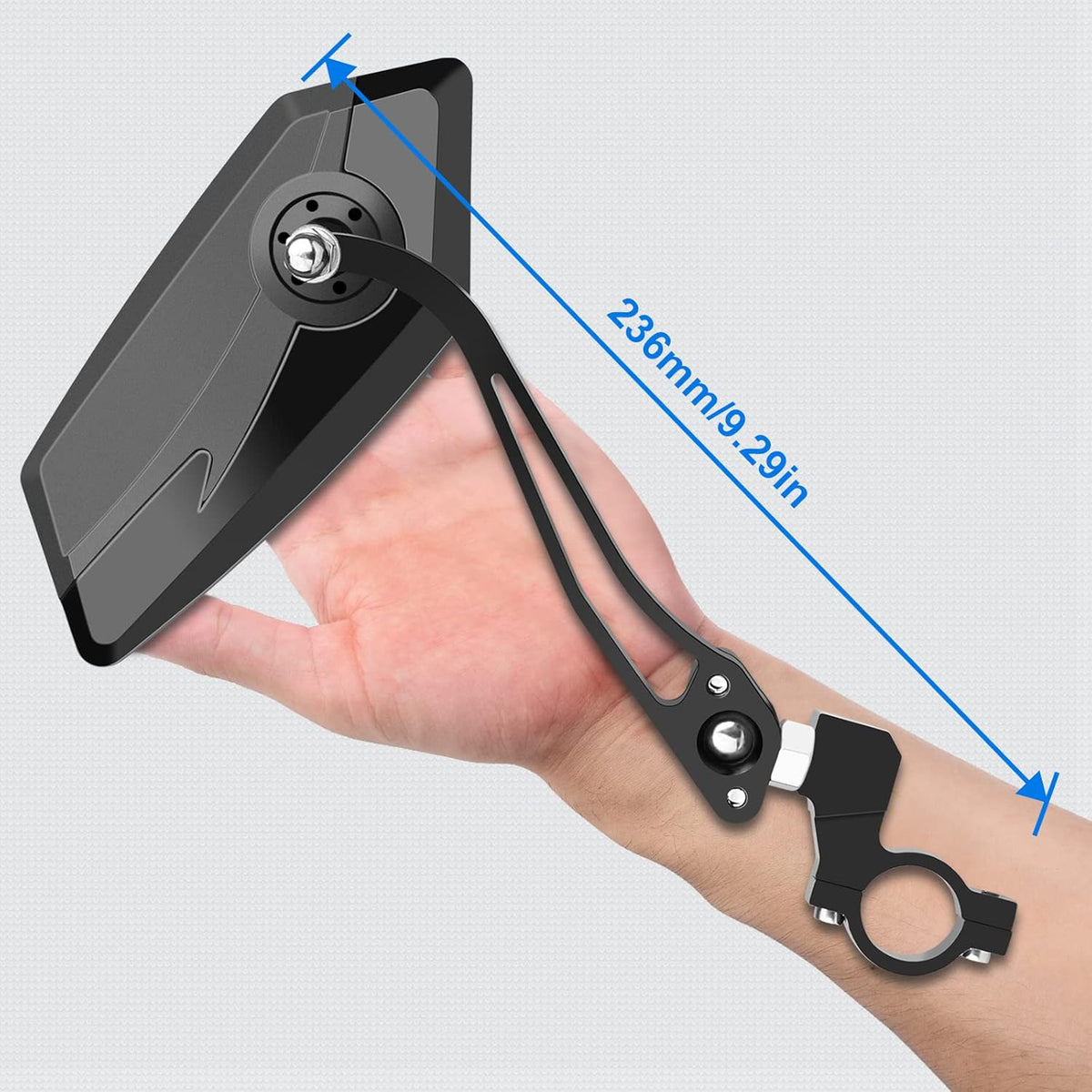 Bike Mirrors 2 Pack - Large HD Handlebar Rear View Mirrors for Bicycle & E-bike