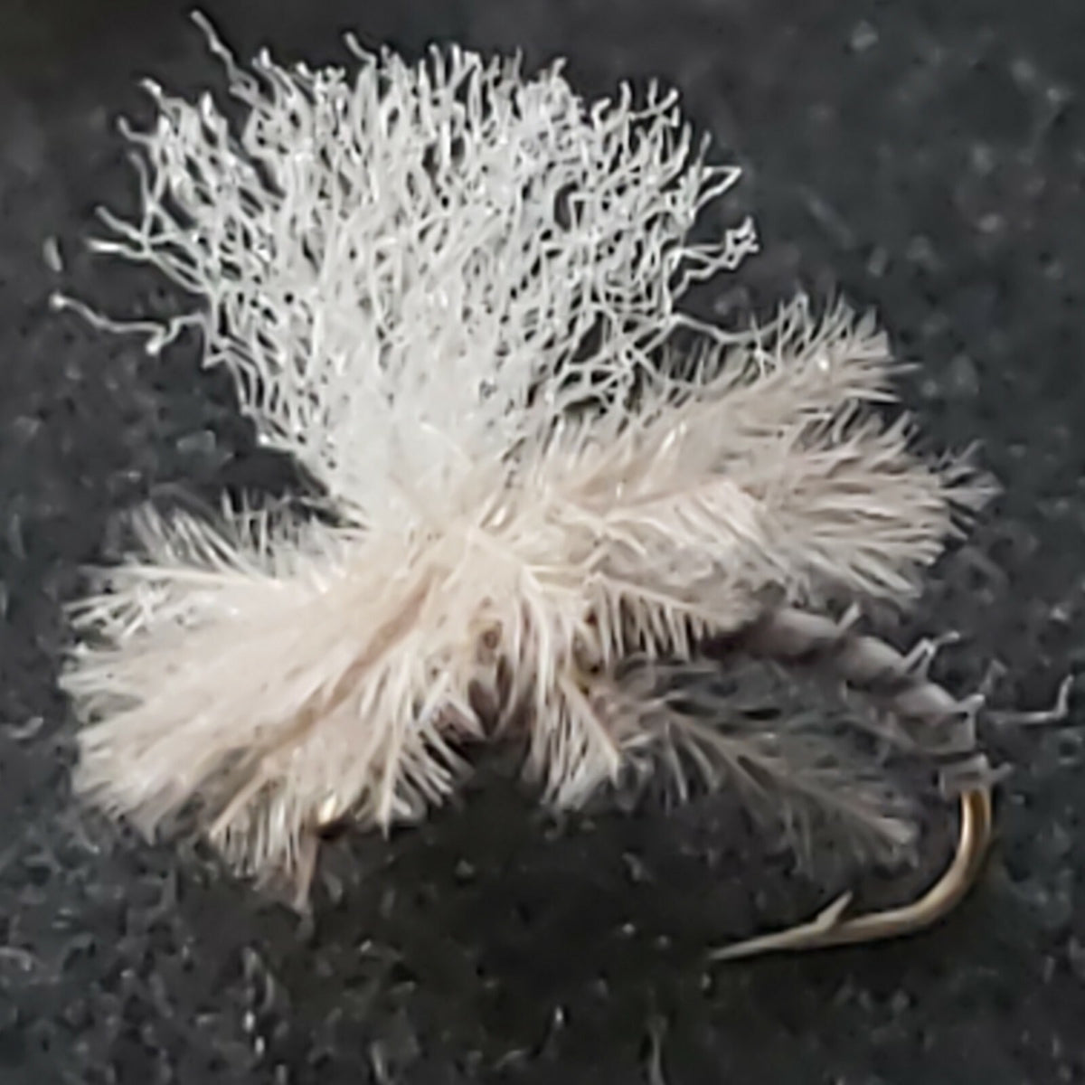 Trout Dry Fly #18 Parachute Midge Popcorn Gray - Fishing Flies