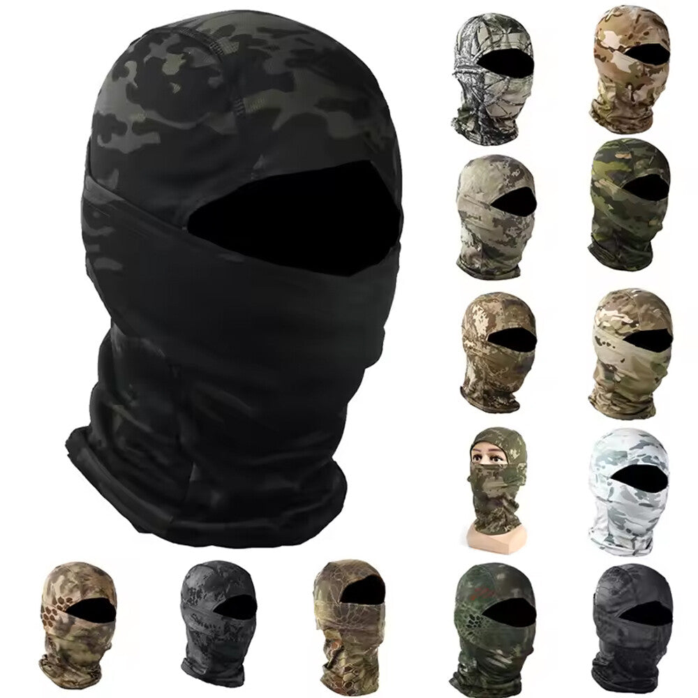 Windproof Tactical Balaclava Hood for Outdoor Sports and Military Use