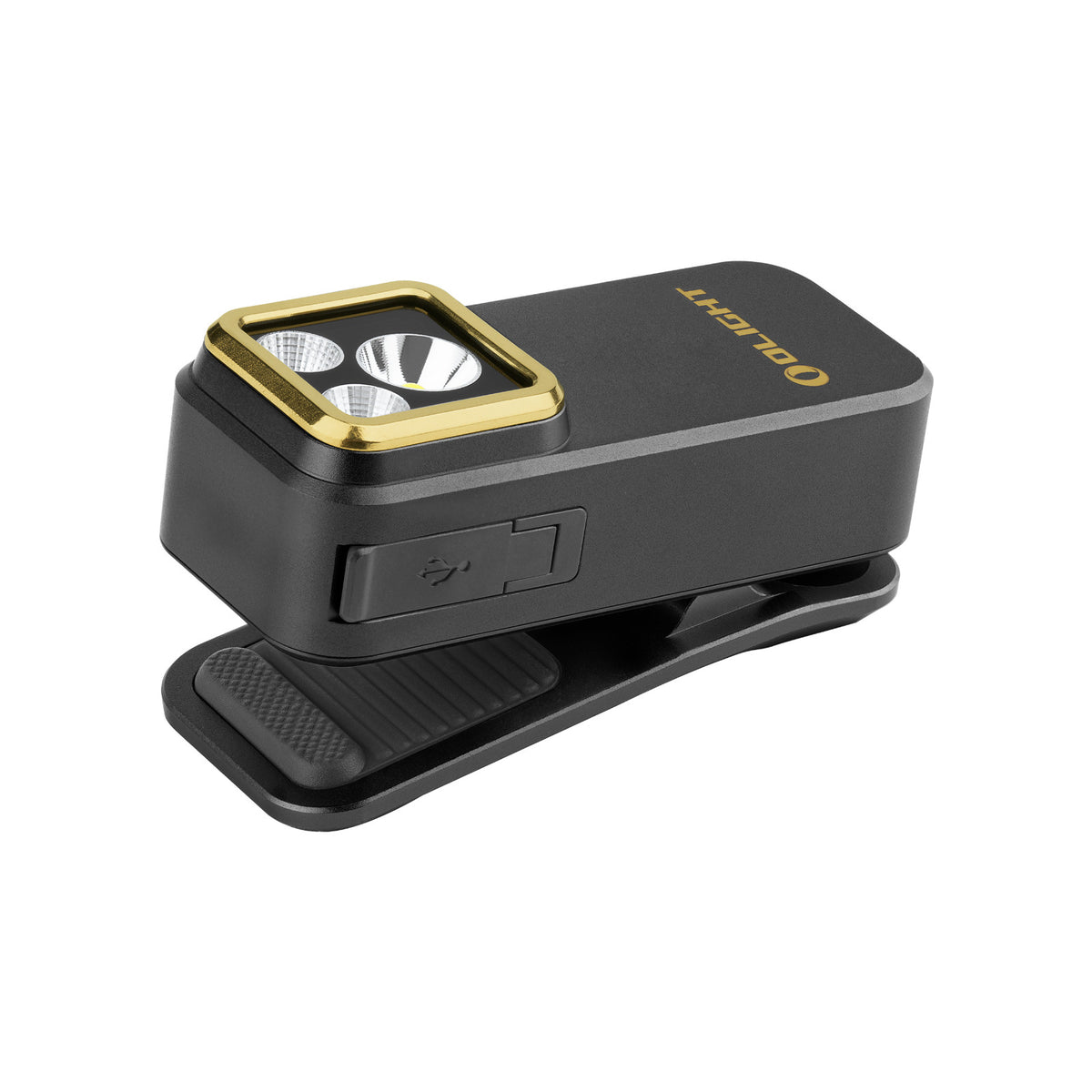 Rechargeable Clip-On Flashlight with Multiple Light Modes 600 Lumens