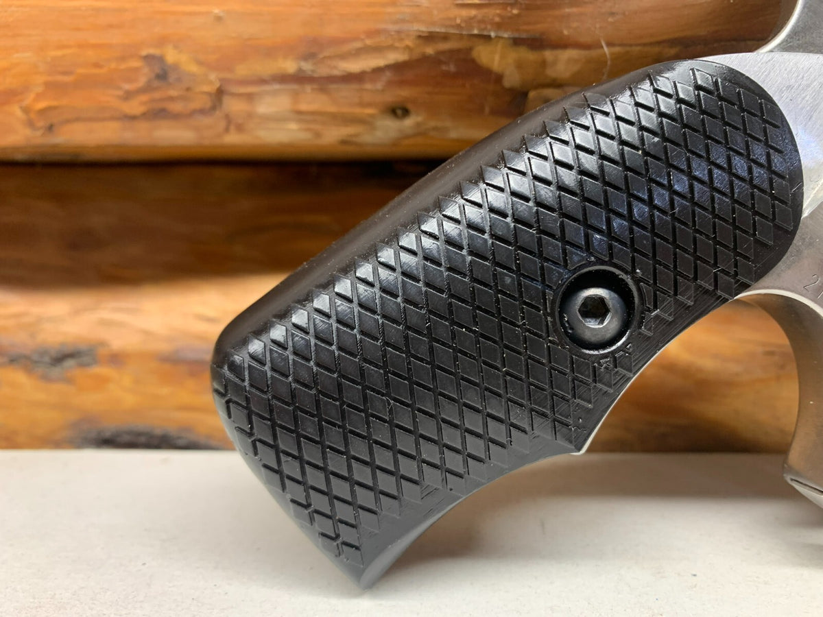 Extended Diamond Finish Gun Grip for Bond Arms Derringer - Black