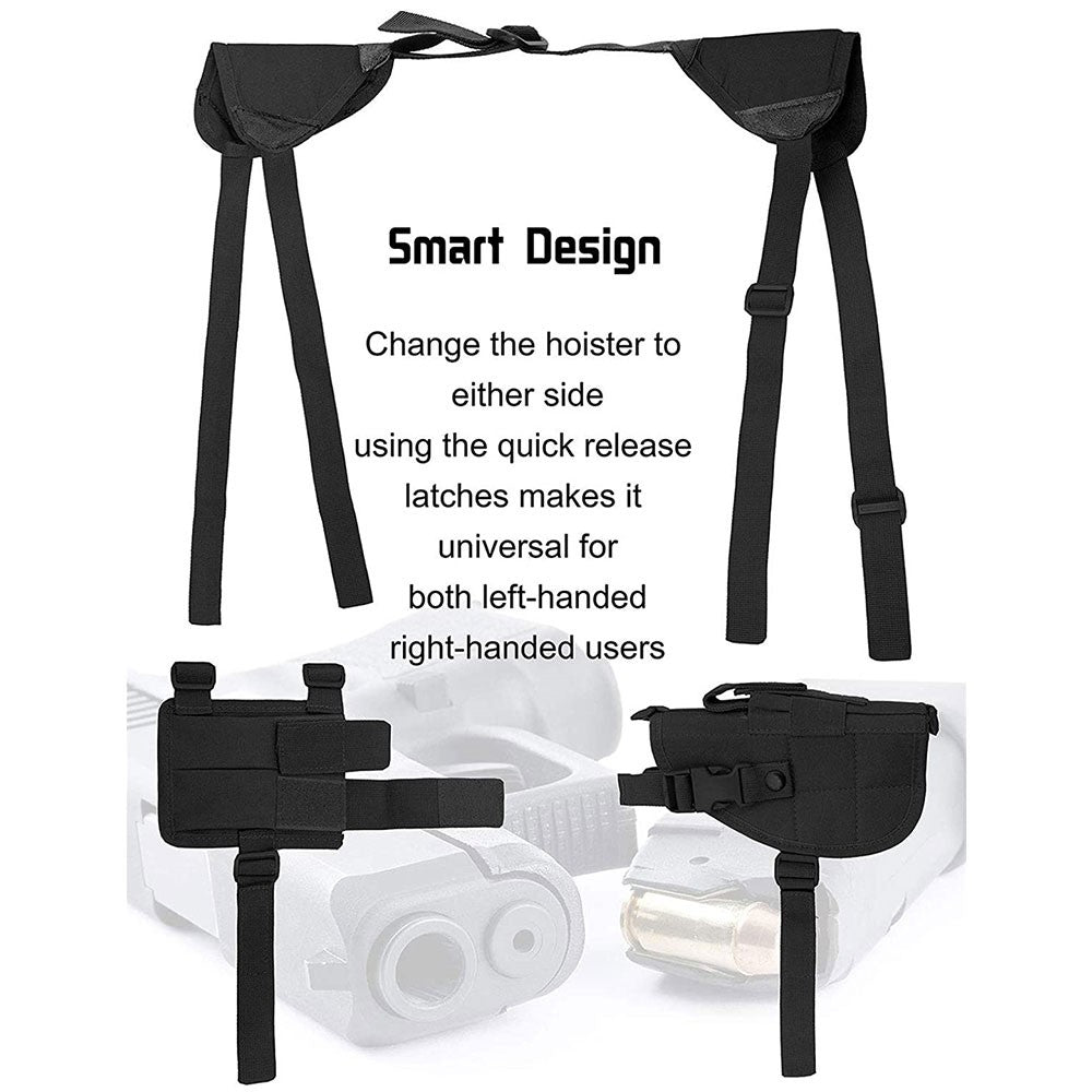 Concealed Carry Shoulder Holster for Pistol Tactical Underarm Adjustable Nylon