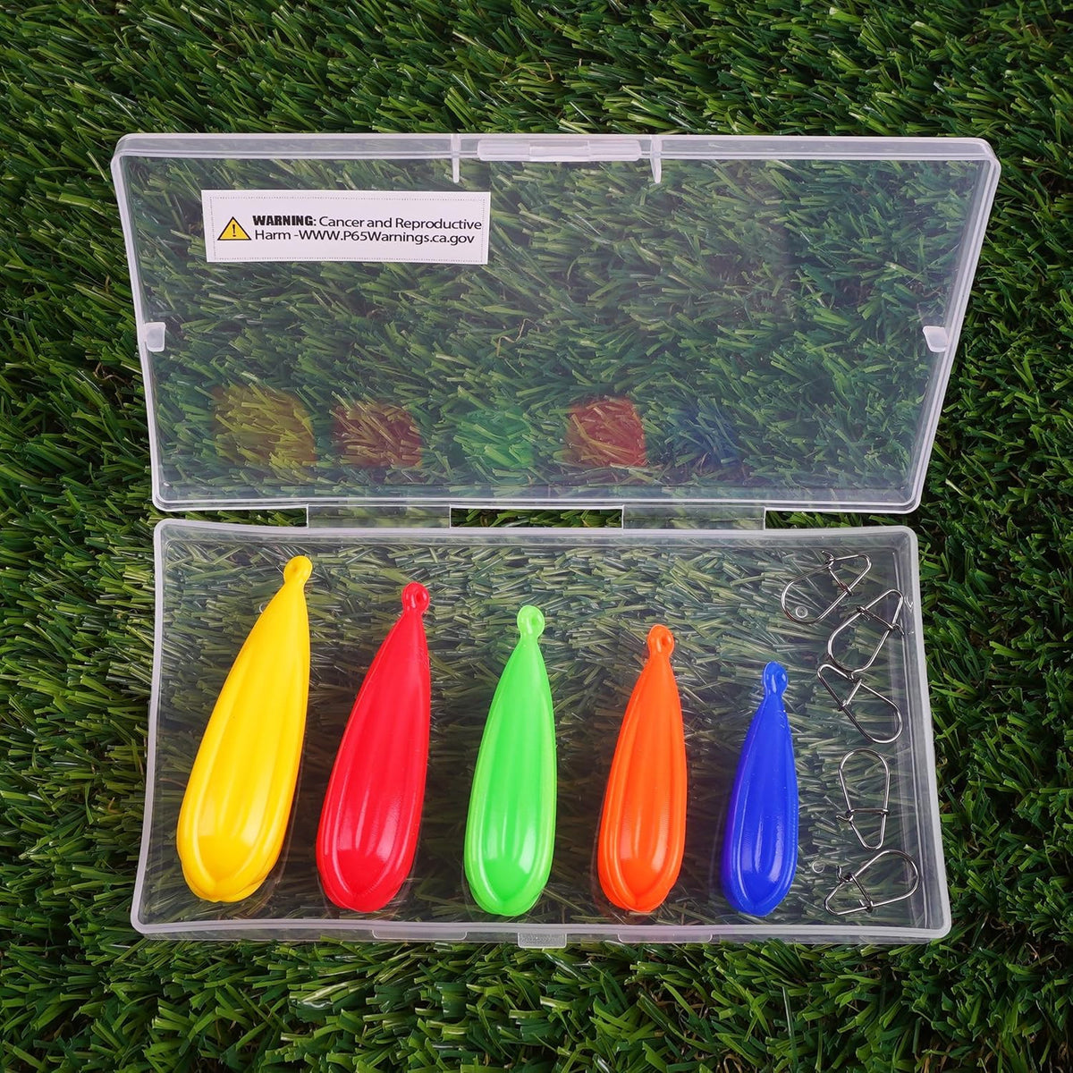 Kids Fishing Practice Casting Lures Set Silicone Bait Training Plugs