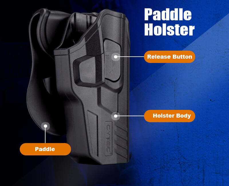Level 2 OWB Paddle Holster for Smith & Wesson SD9 VE & SD40 VE - Quick Release