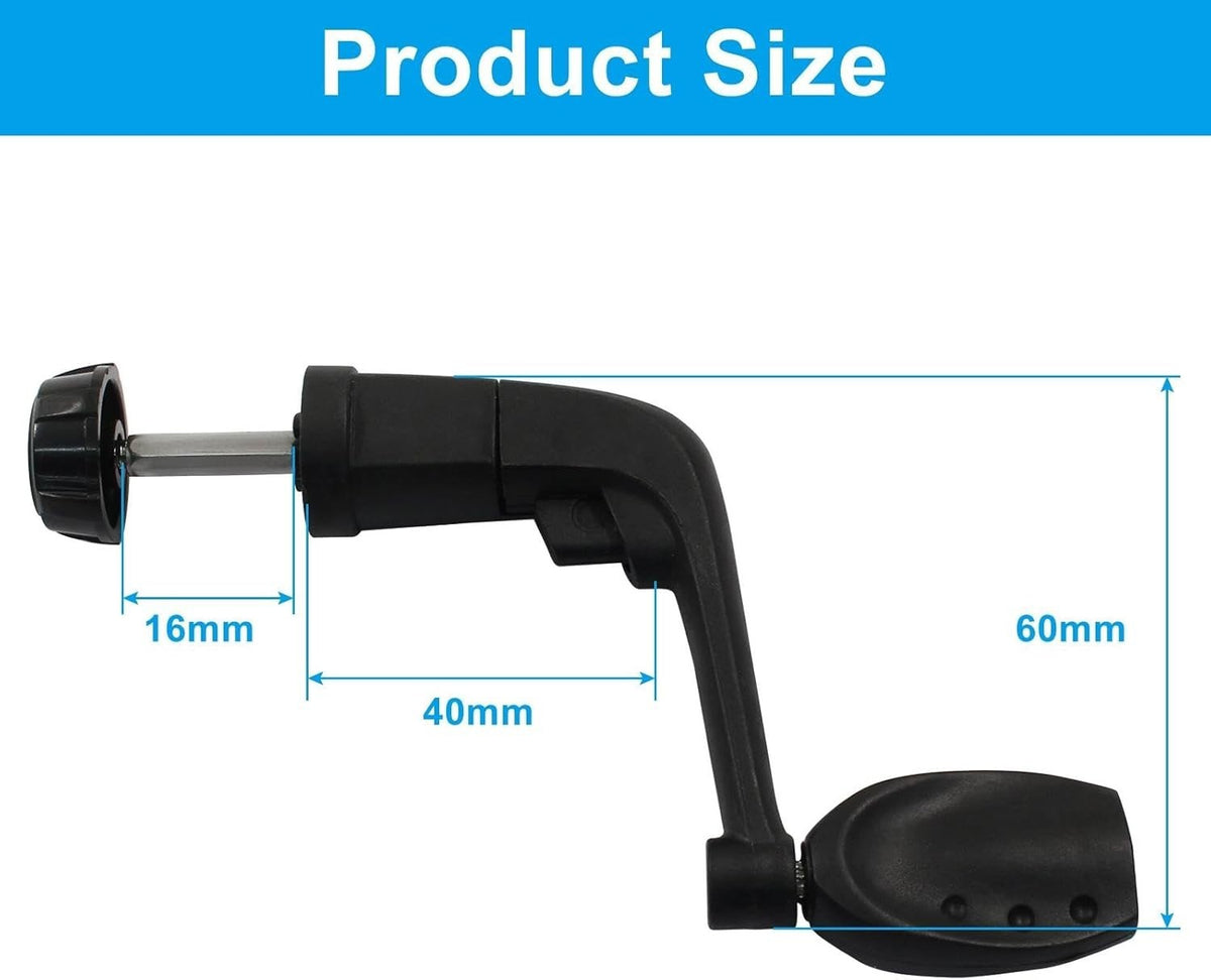 Lightweight Fishing Reel Power Handle - Universal Compatibility & Torque Boost