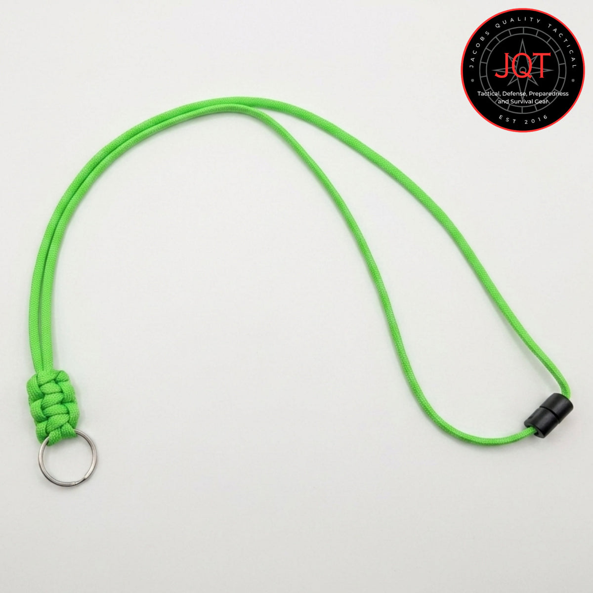 Paracord Neck Lanyard with Safety Breakaway for Keys, Badges, Tools