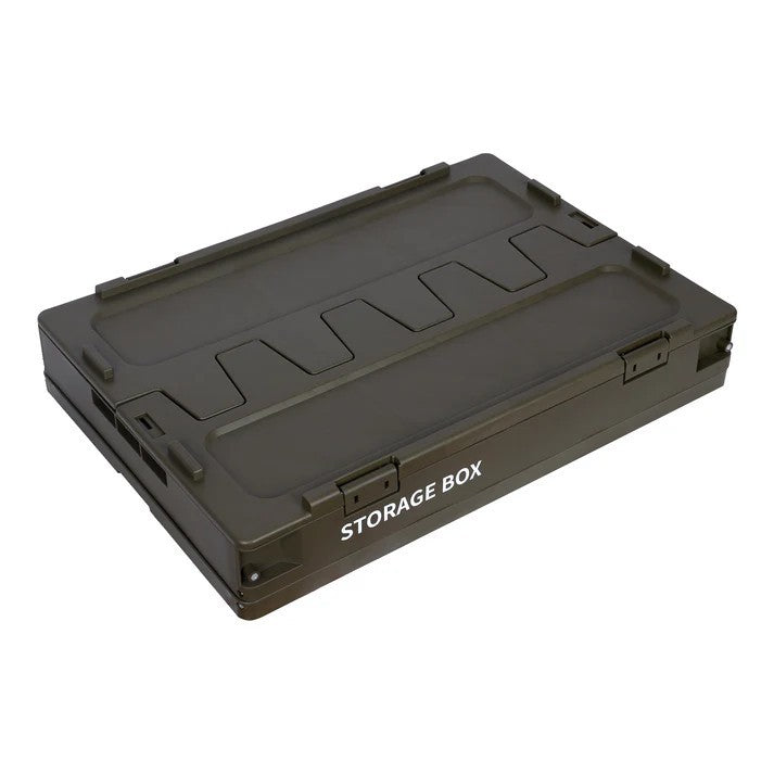 Heavy Duty Collapsible Storage Box with Lid for Home & Camping