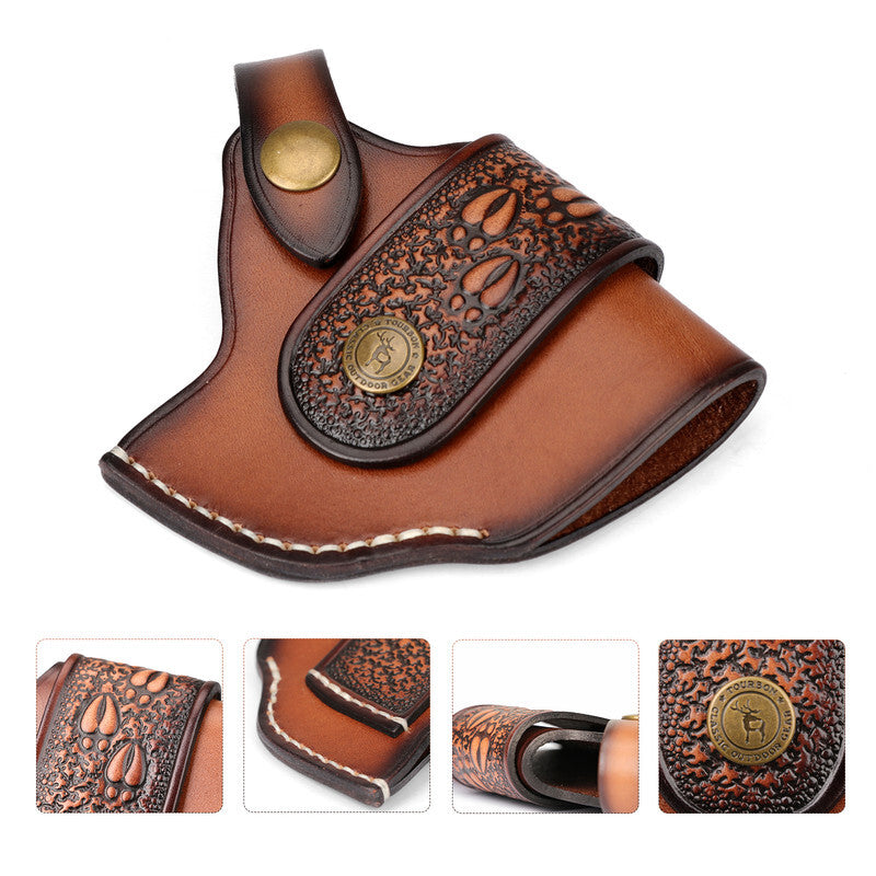 Leather Gun Holster for Revolvers and Handguns - Tactical Concealed Carry