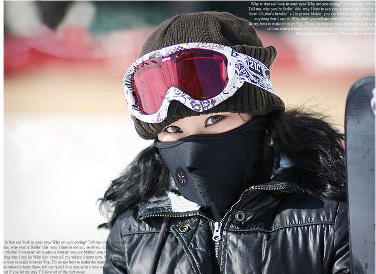 Winter Fleece Face Mask Face Cover & Neck Gaiter for Outdoor Activities