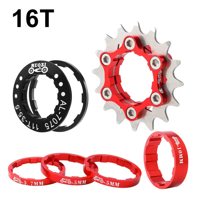 Single Speed Bicycle Cassette Cog 12T-22T Upgrade Kit for MTB & Road Bikes