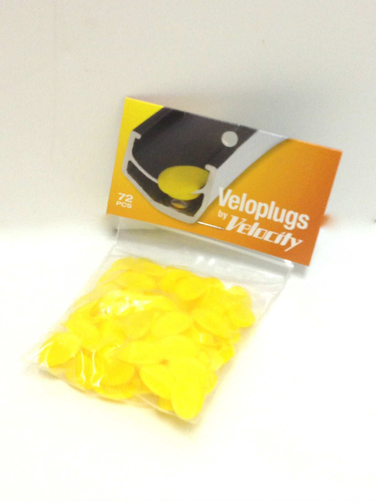 Bicycle Rim Plugs Set of 72 - Yellow, Fits 8.5-9.3mm Holes, Replacement for Wheel Rim Tape