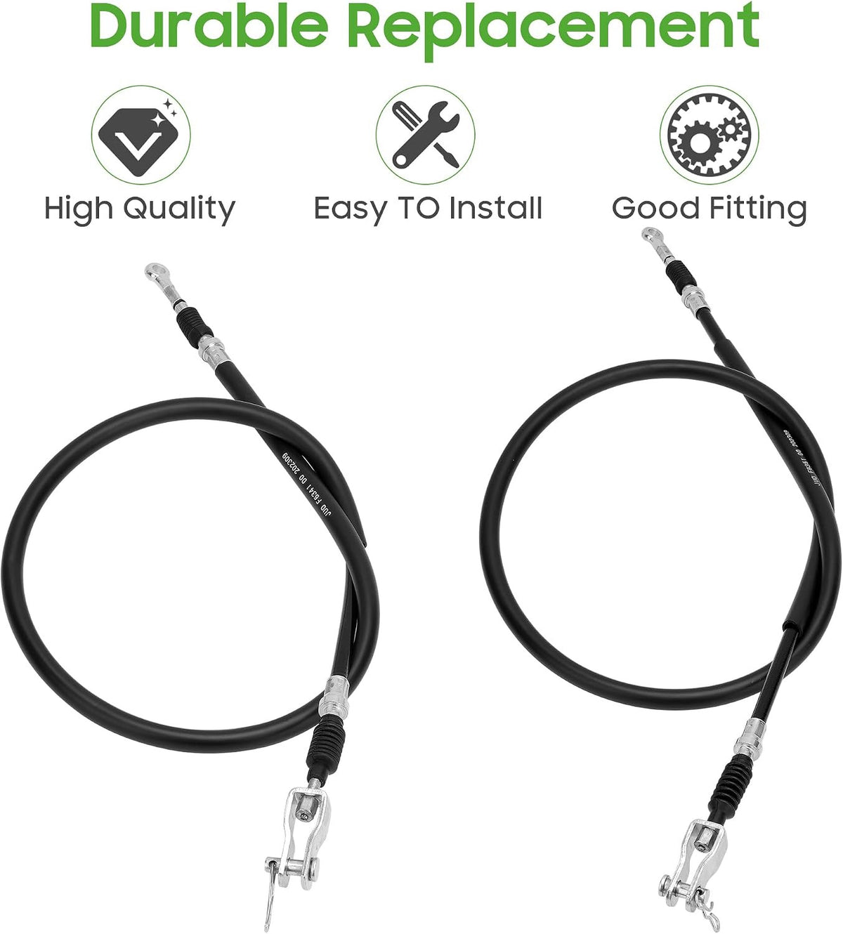Golf Cart Brake Cable Set for Yamaha G8 G14 G16 G19 G20 G22 Gas & Electric