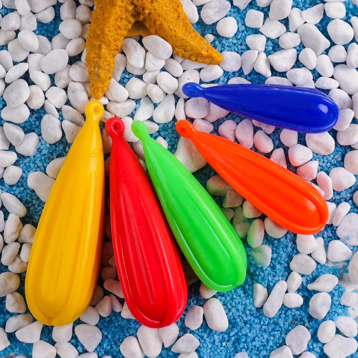 Kids Fishing Practice Casting Lures Set Silicone Bait Training Plugs