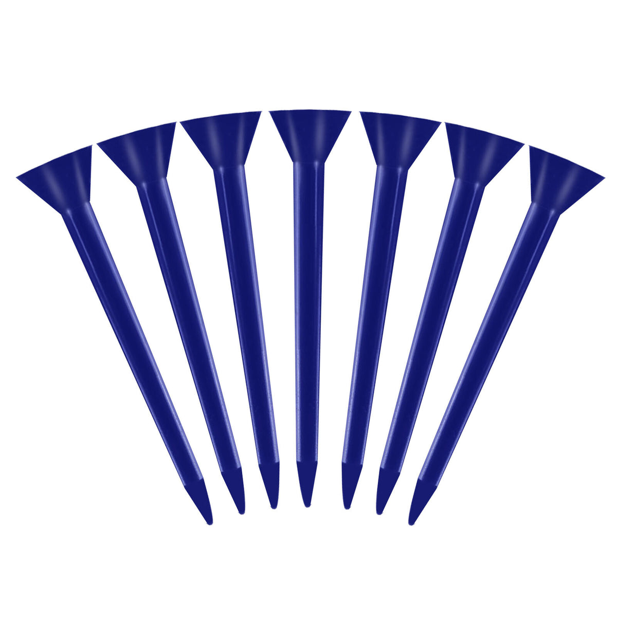 Durable 70mm Plastic Golf Tees Pack of 60 - Unbreakable, Stable Design