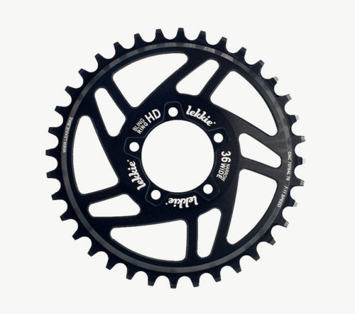 Authentic Lekkie Bling Ring - Chainring for BBS01/02 & BBSHD Electric Bikes - Multiple Sizes
