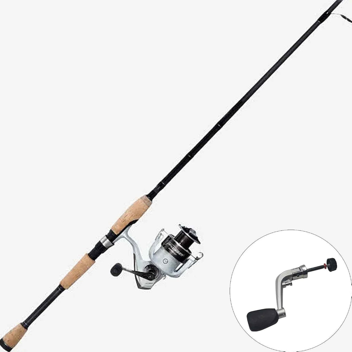 Corrosion-Resistant Fishing Reel Handle Crank for Spinning Reels - Adjustable, Easy Install