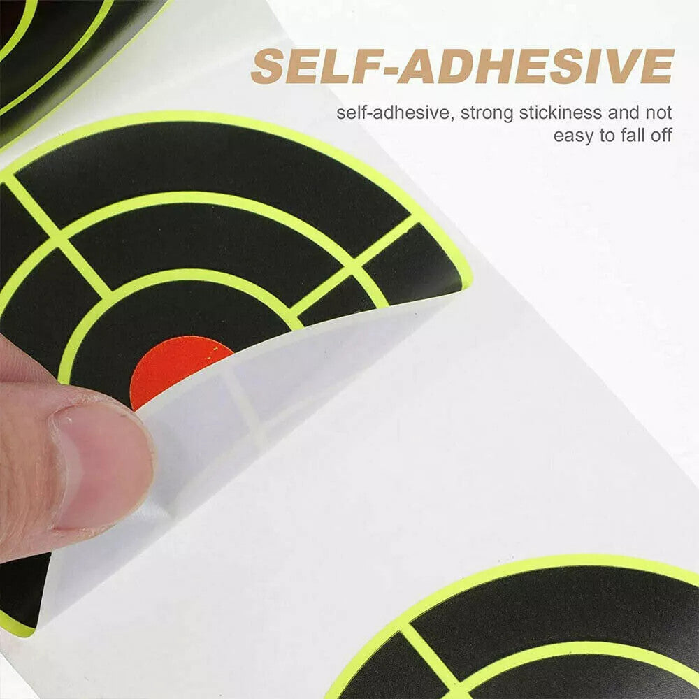250Pcs 3-Inch Self-Adhesive Shooting Targets for Practice and Training