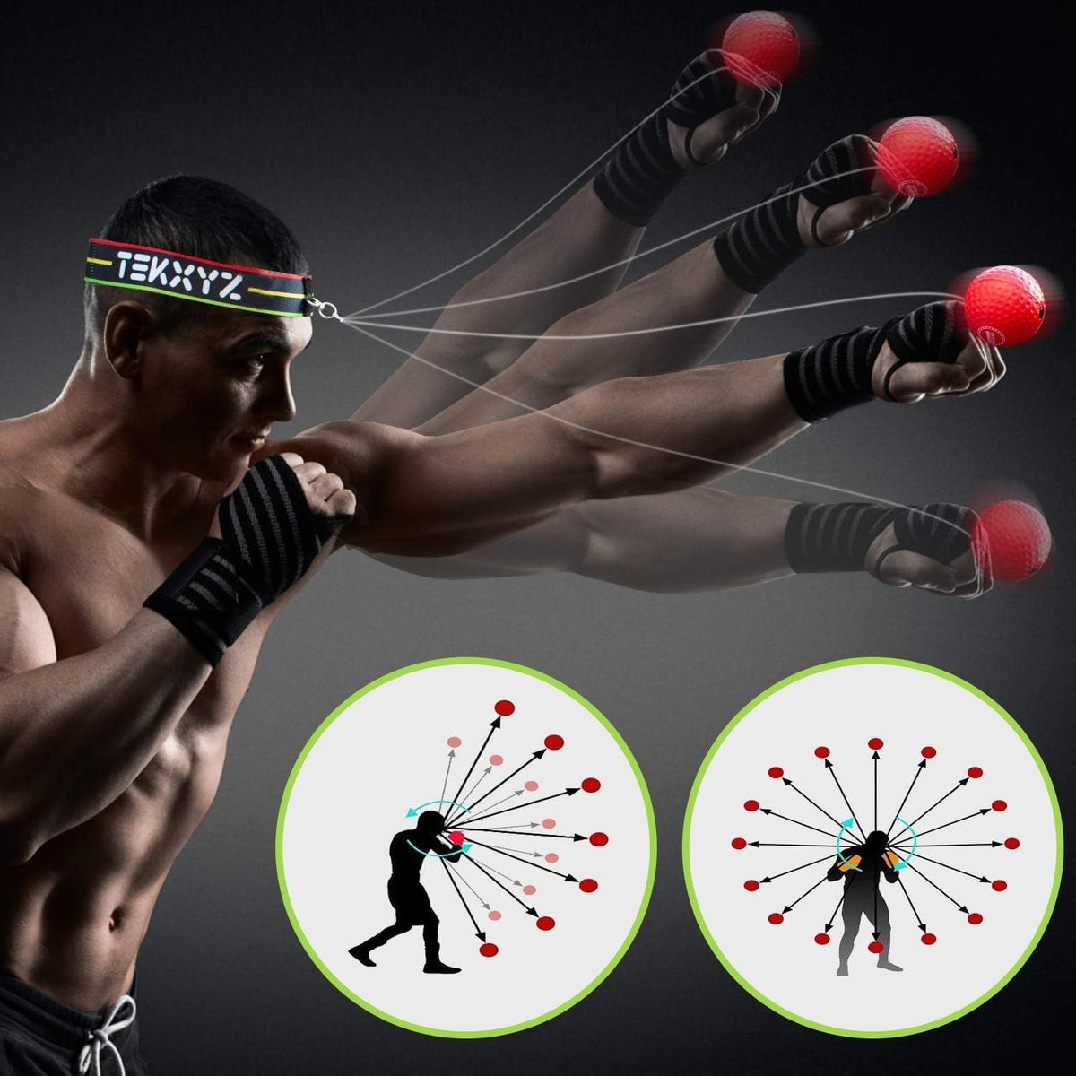 Reaction Ball with App - Improve Speed, Agility & Hand-Eye Coordination