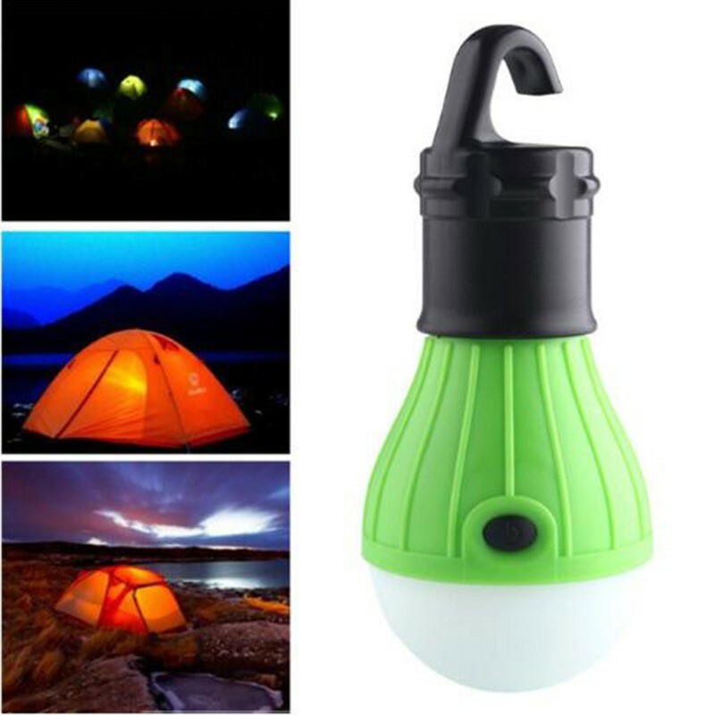 Portable LED Camping Lantern Light Bulb Hanging Tent Light 100 Lumens