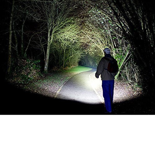LED Tactical Flashlight 5 Modes Zoom Focus High Power 2 Pack