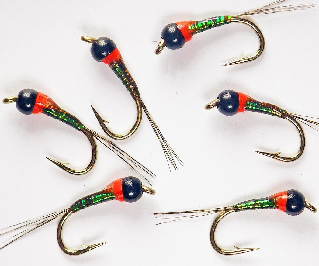 Premium Tungsten Nymphs Fly Fishing Flies for Trout - Multiple Hook Sizes