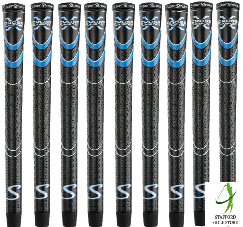 Golf Grip Set - Super Stroke Cross Comfort Undersize, Standard, Midsize & Jumbo
