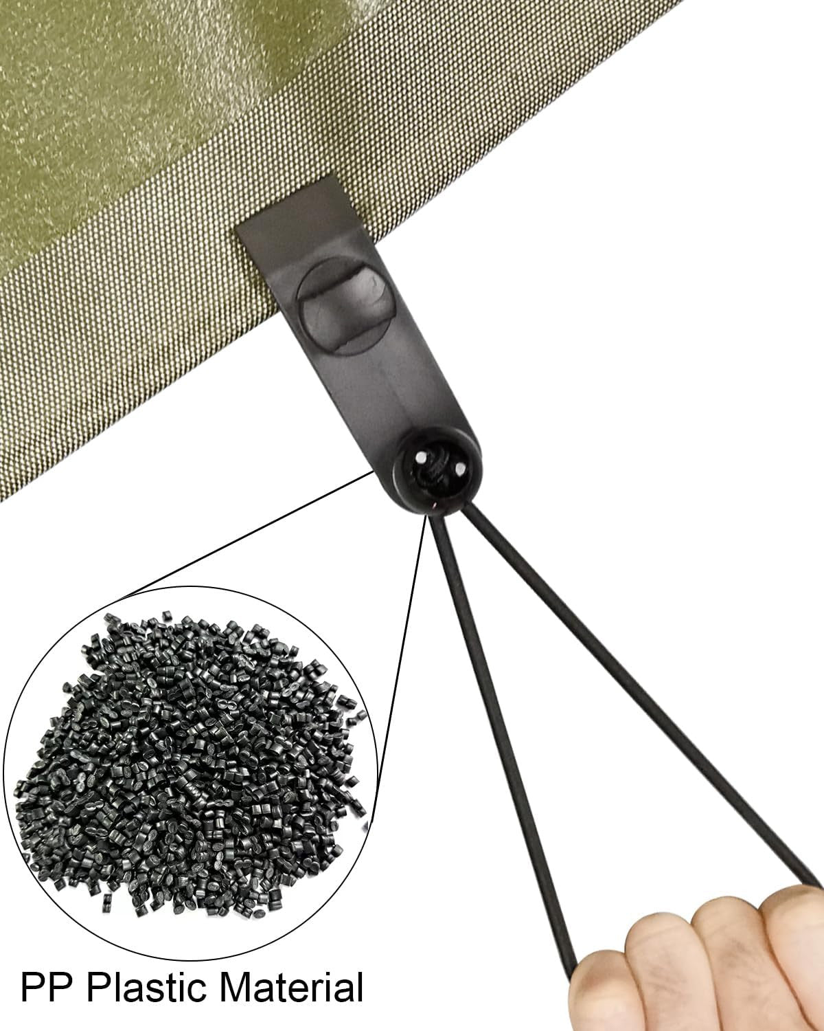 Heavy Duty Tarp Clips 20 Pack - Waterproof Locking Tent & Cover Clamps