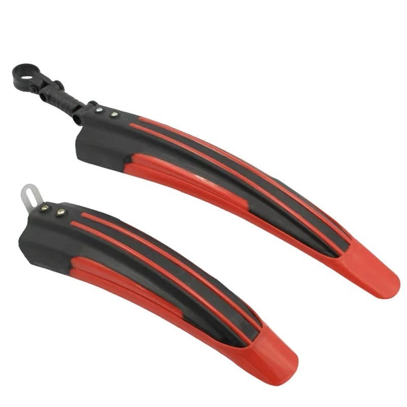 2-Piece Bicycle Mudguard Set for Mountain and Road Bikes - Rear & Front Fender