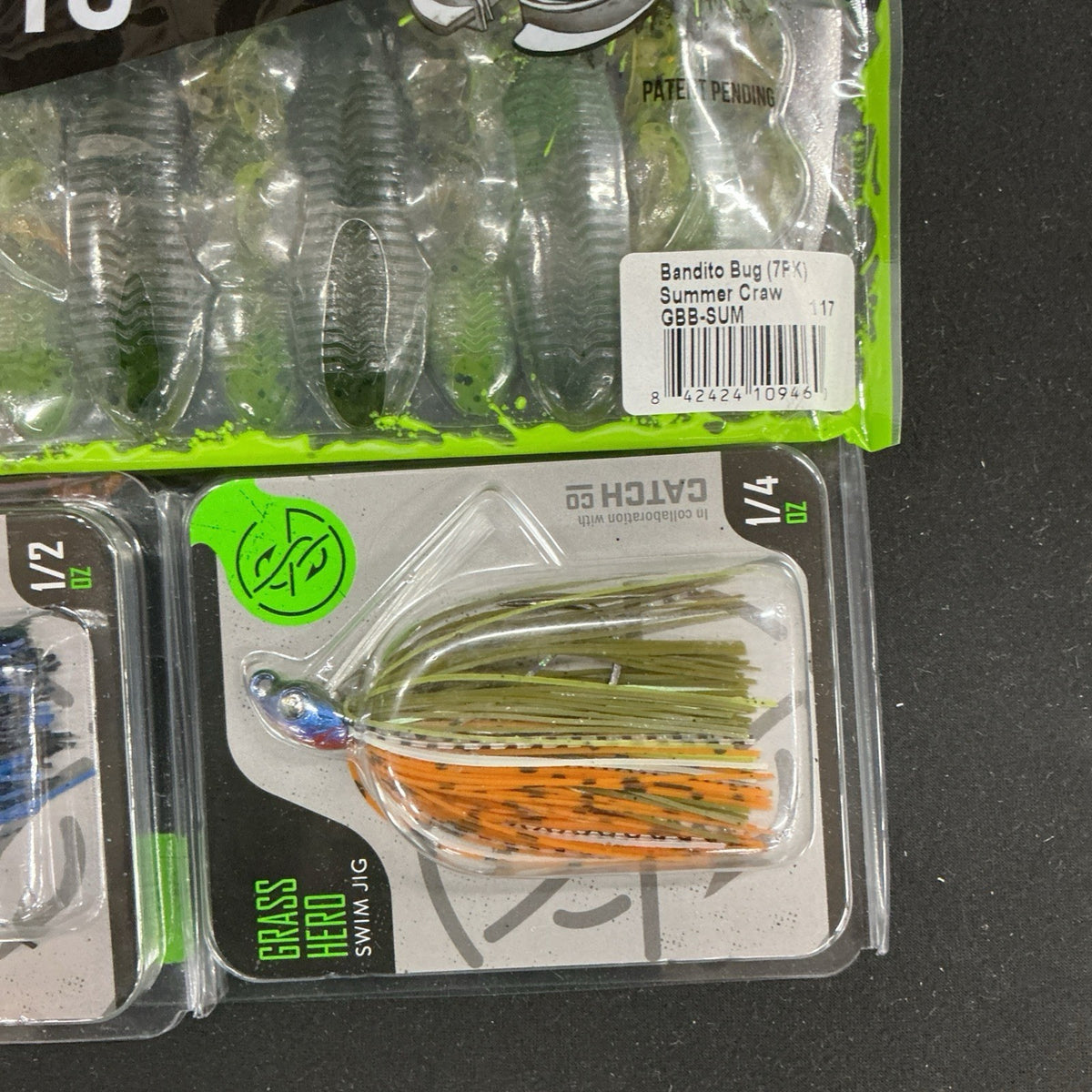12-Pack Fishing Lure Set with Hard, Soft Plastics, Jigs & Hooks