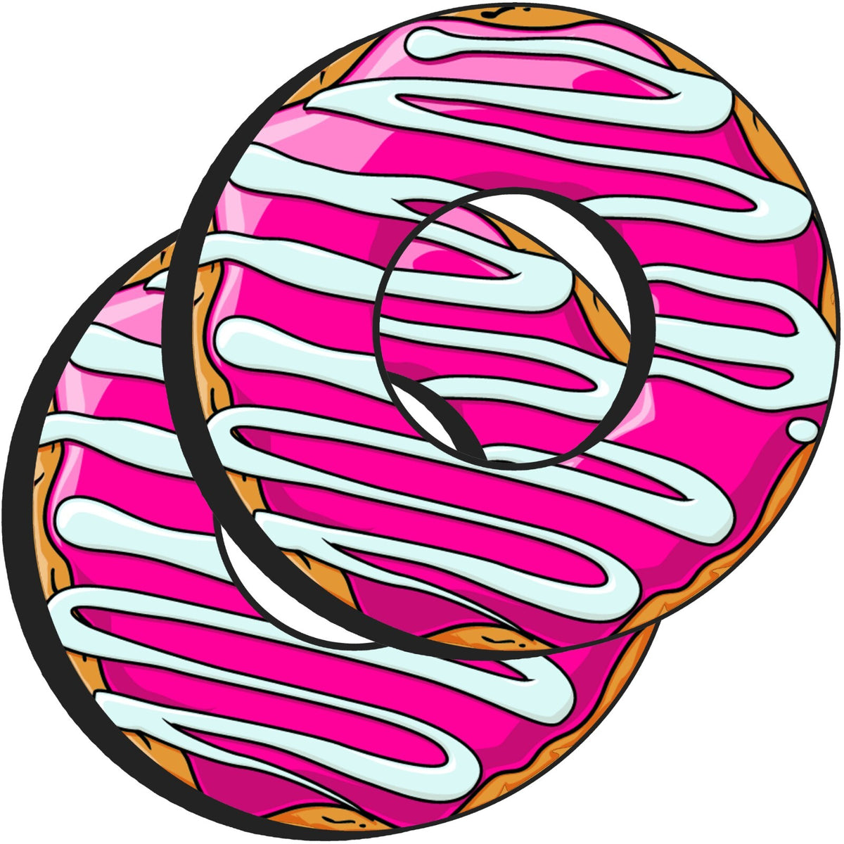 Premium BMX Bike Handlebar Grip Donuts - Multiple Designs & Sizes