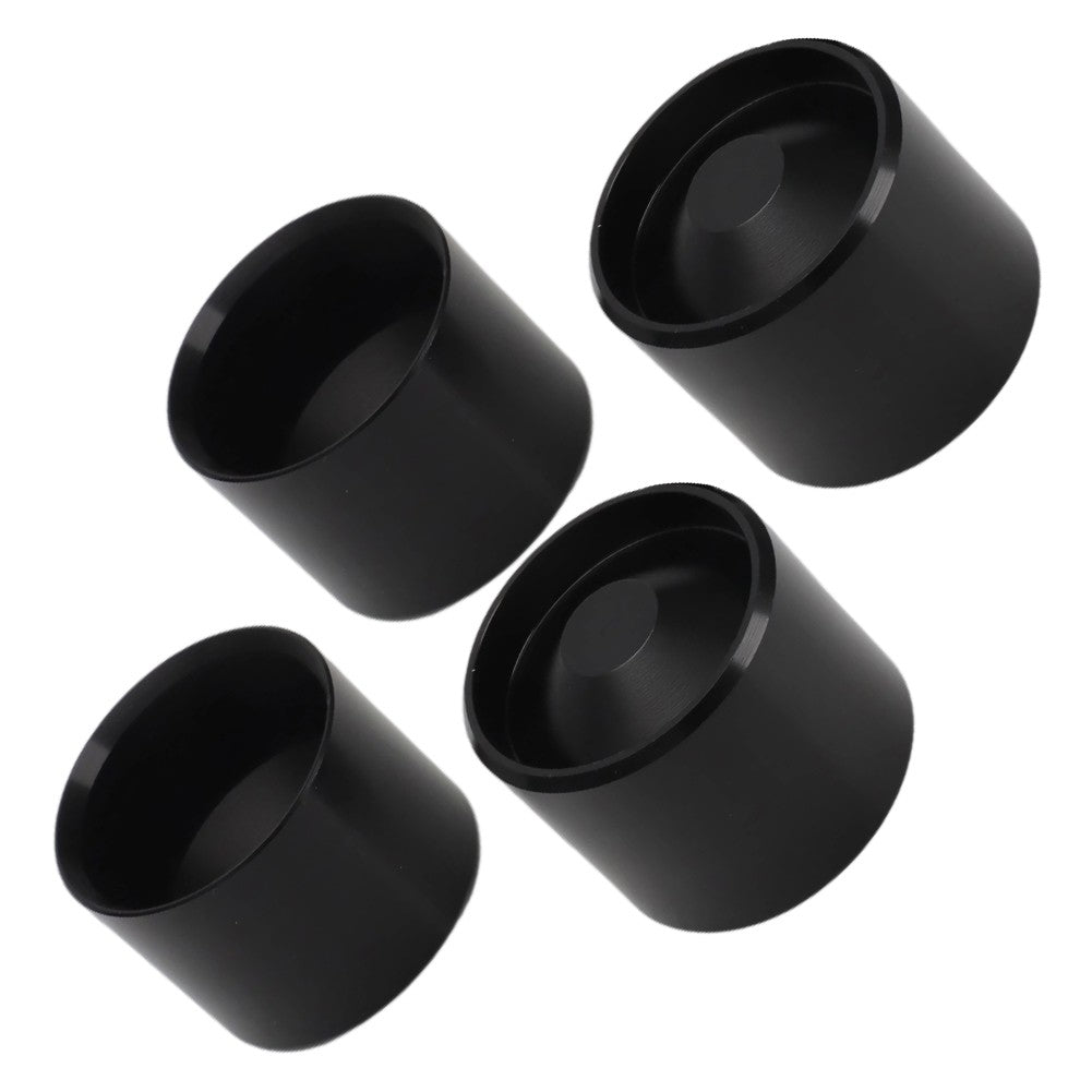 Maglite D Cell Storage Cups Set of 4 - Anodized Aluminum Non-Freeze Plugs