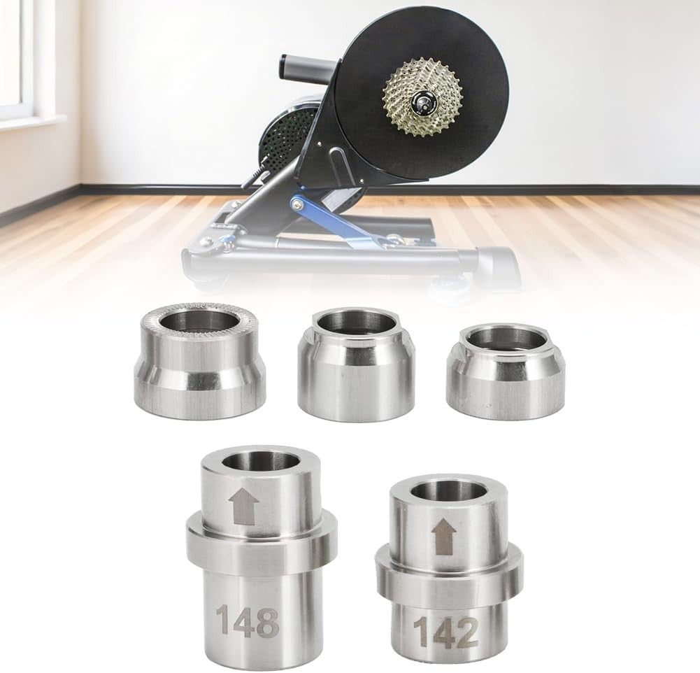Bike Thru Axle Adapter Kit for Wahoo KICKR Core & V4 (2018+), Stainless Steel