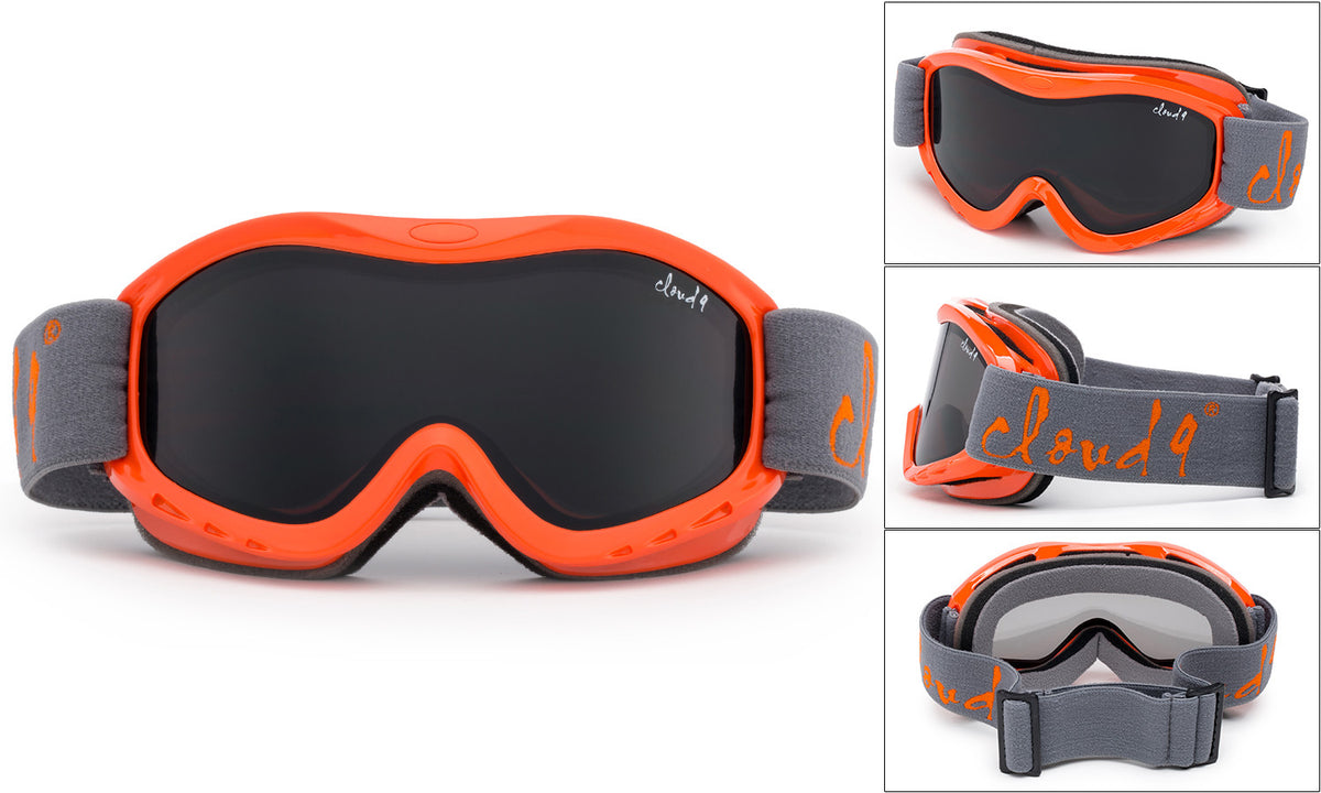 Kids Snow Ski Goggles Dual Lens Youth Ski Goggle with Pouch - Multiple Colors