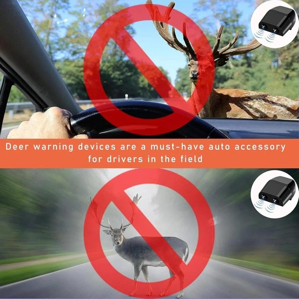 Deer Warning Whistle Set for Vehicles – Animal Alert Device for Car Safety