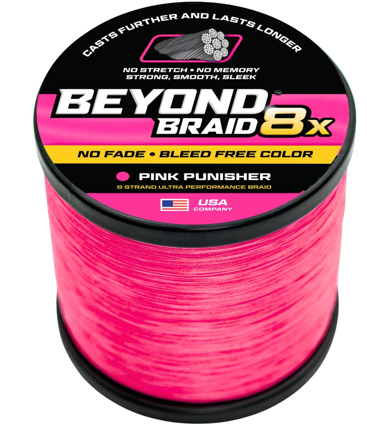 Braided Fishing Line - No Fade, High Sensitivity, Multiple Colors & Lengths
